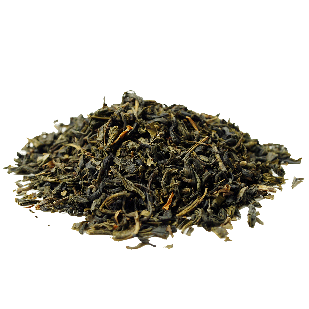 Green tea dried leaves