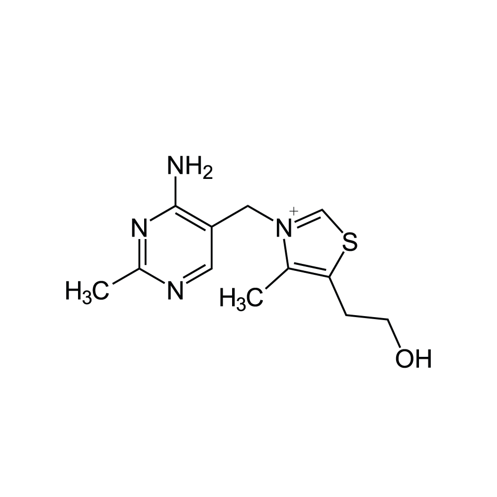 Vitamin B1 chemical structure