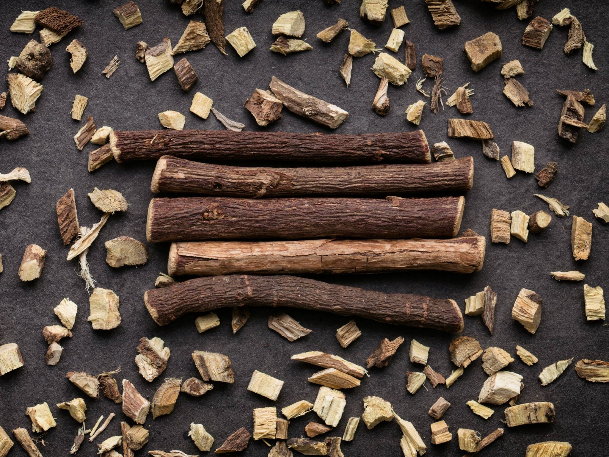Liquorice root sticks