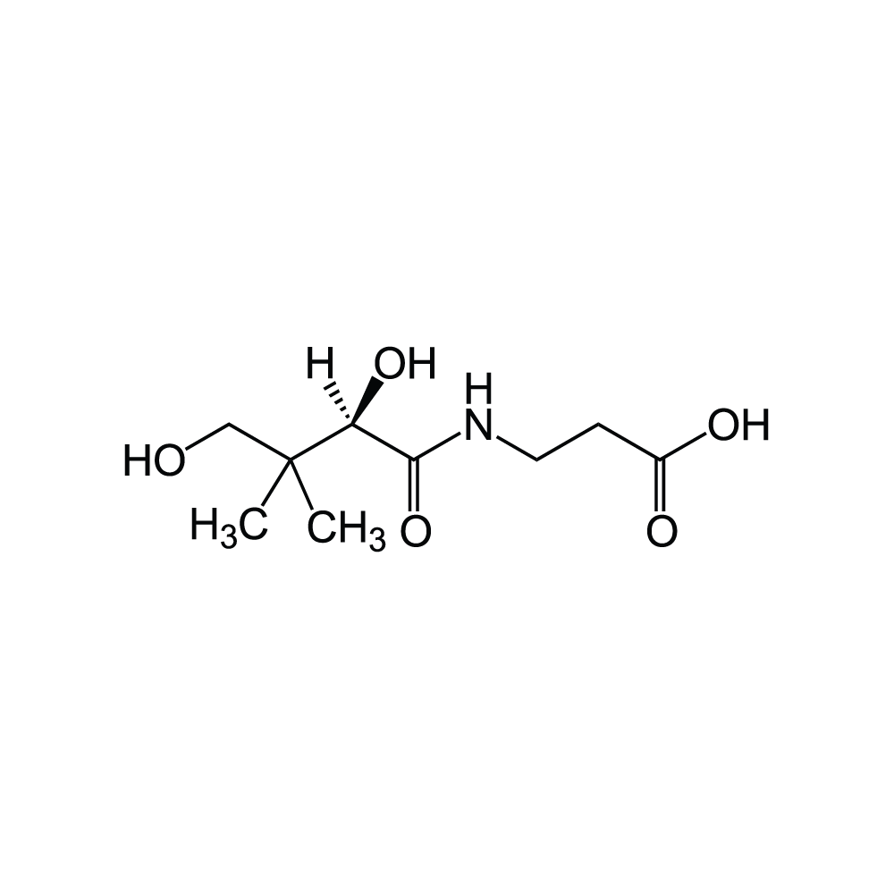 Vitamin B5 chemical structure